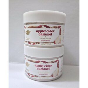 (2)Dove APPLE CIDER CARAMEL Exfoliating Body Polish-10.5oz. Each-LIMITED EDITION